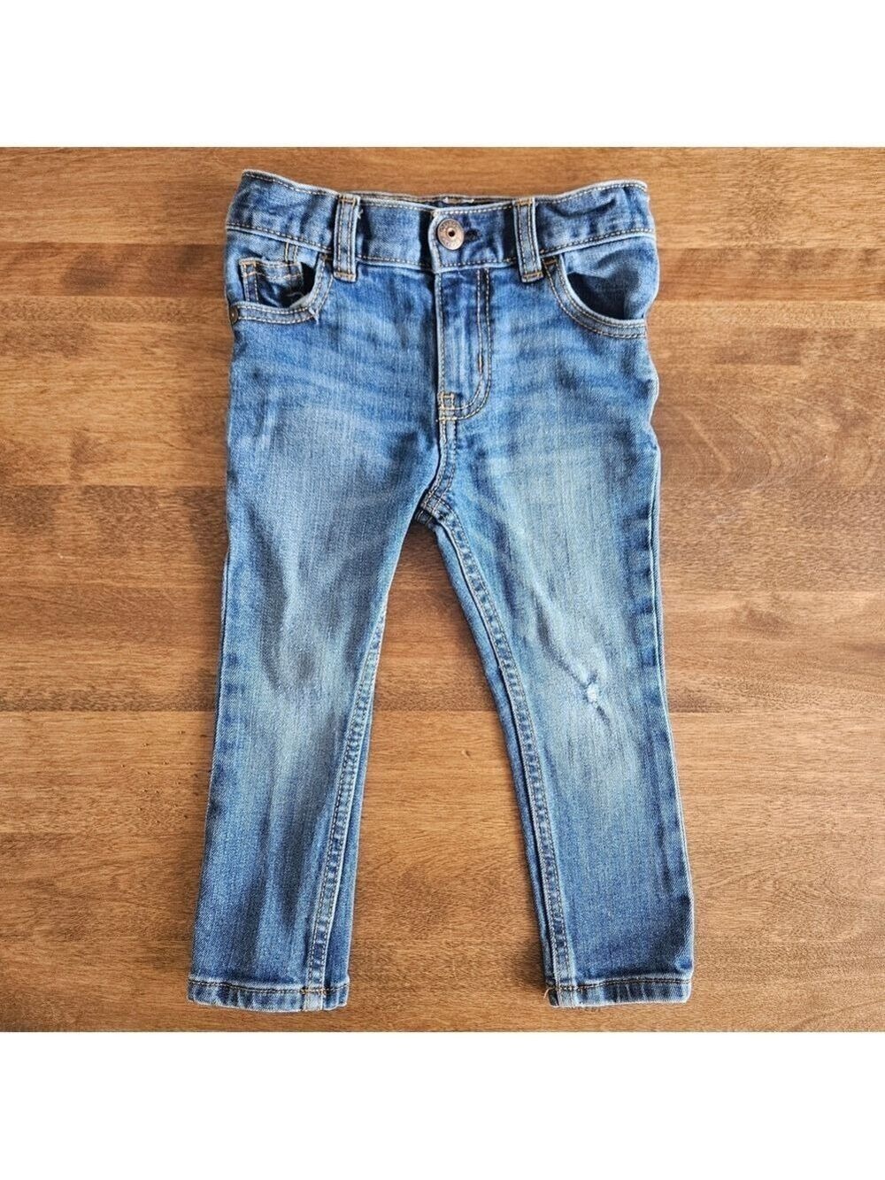 5/$25 B’gosh Toddler Girls Skinny Jeans Size 2T Blue Denim Coupe Fuseau